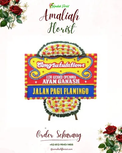 Bunga Papan Congratulation di Rumah Duka Ydsp (yayasan Dana Sosial Priangan)